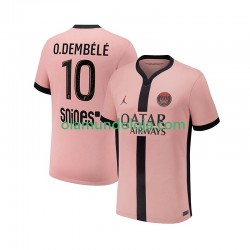 Camisola Paris Saint-Germain Ousmane Dembele 10 Homem Equipamento Terceiro 2024-2025 Manga Curta